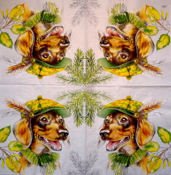 HUN-019 Dogs - 3-ply - Ihr